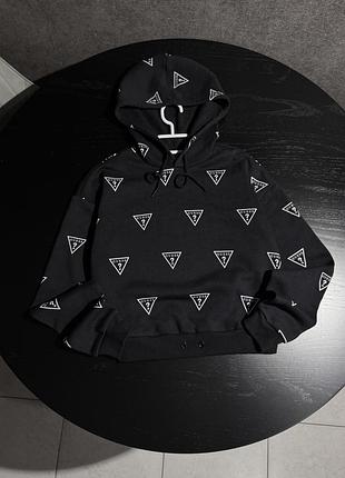 Жіноче чорне худі guess оригінал