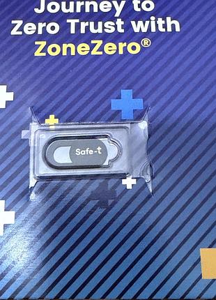 Захисна шторка для вебкамери safe-t, чорна, нова