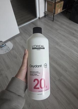Окислювач для волосся l'oréal professionnel oxydant 20 vol 6% 1000 мл