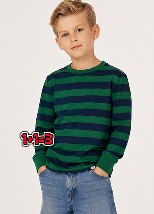 🎁1+1=3 фирменный зелено-синий свитер gap на мальчика 6-7 лет