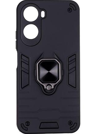 Чехол kassel hard defence pc series противоударный с кольцом подставкой для xiaomi redmi a7 pro poco c81 pro черный mc-15222