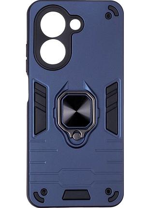 Чехол kassel hard defence pc series противоударный с кольцом-подставкой для xiaomi redmi a7/a5 gl 171mm poco c71 синий mc-15226