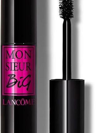 Туш для вій lancôme monsieur big volume mascara об'ємна чорна