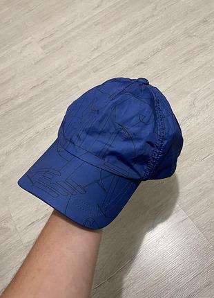 Бейсболка кепка  armani jeans синя з логотипом