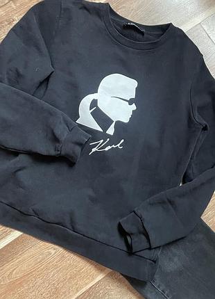 Світшот бренд karl lagerfeld худі на флісі