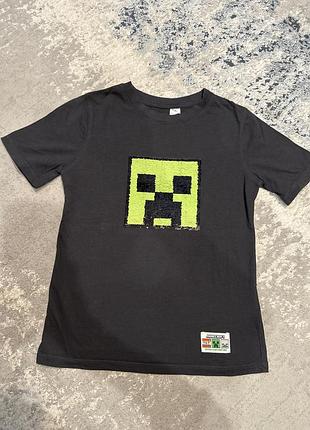 Футболка h&m minecraft 6-8 років