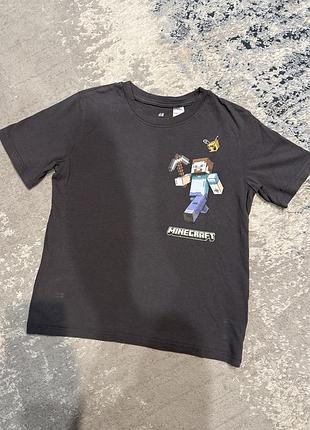 Футболка h&m minecraft 6-8 років