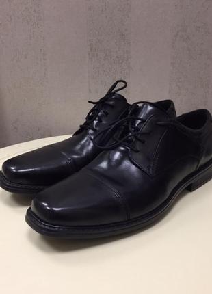 Мужские туфли bostonian, кожа, новые, размер 47, стелька 32,5 см.1 фото