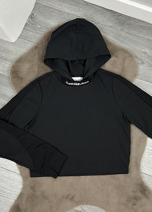 Жіноче укорочене худі calvin klein jeans s