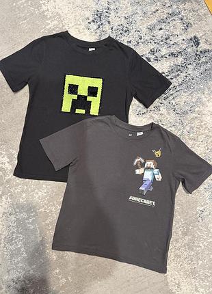 Комплект футболок h&m minecraft 6-8 років