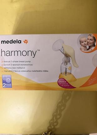 Ручний молоковідсмоктувач medela harmony 2-phase expression