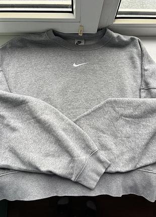 Жіночий світшот nike сірий