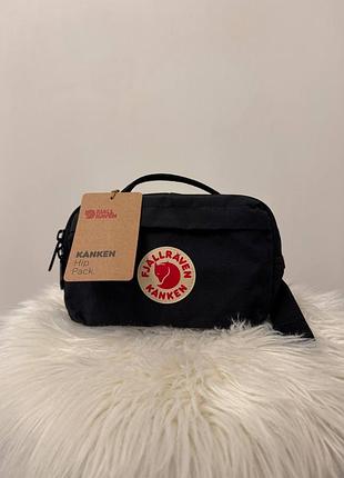 Поясна сумка унісекс fjällräven kånken hip pack чорна
