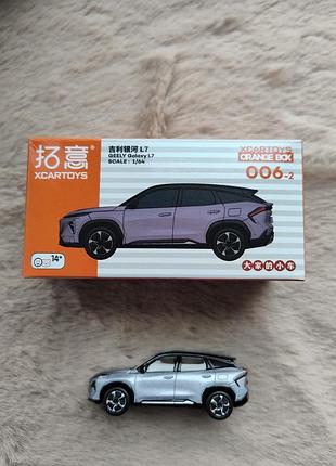 Коллекционная машинка geely galaxy l7 1/64 xcartoys