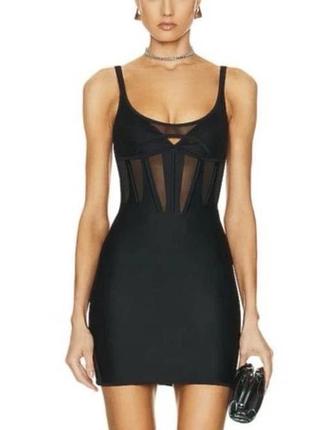 Міні сукня корсет mugler x h&m
