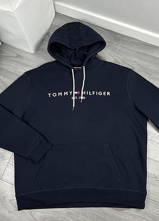 Чоловіче оригінальне худі tommy hilfiger на флісі 4xl tall