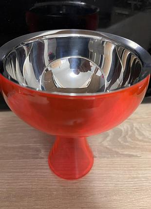 Креманка alessi big love для морозива та десертів червона