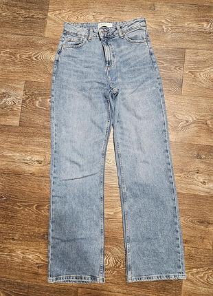 Джинси жіночі denim co прямі сині розмір 8 s 105 см