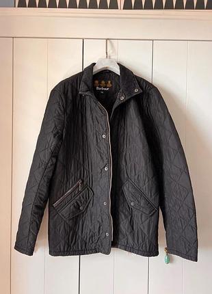 Чоловіча стьобана куртка barbour чорна