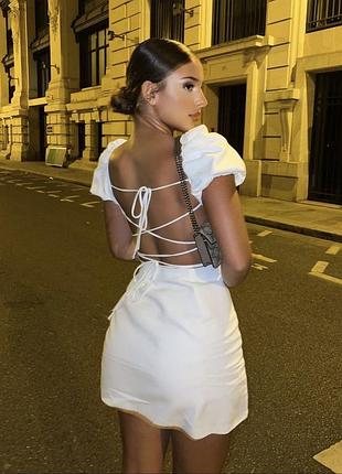 Сукня з відкритою спинкою від zara