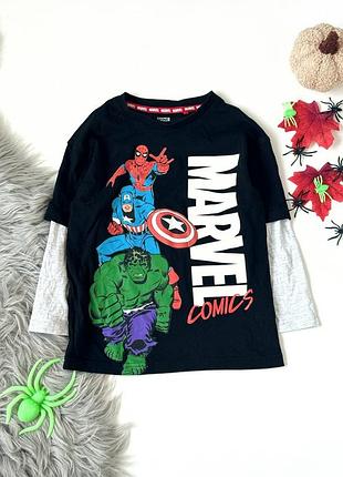 Кофта, лонгслів, реглан marvel 6-7 років