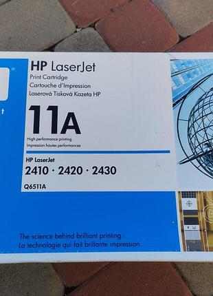 Оригинальный картридж hp laserjet 11a q6511a, новый, запечатанный