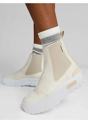 Кожанные ботинки челси puma maize (38.5 p ) оригинал!!!!