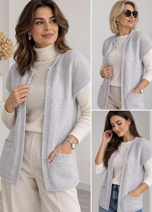 Кашеміровий жилет the white company 100% ніжний кашемір