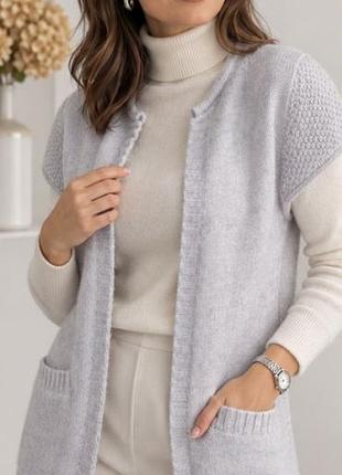 Кашеміровий жилет the white company 100% ніжний кашемір