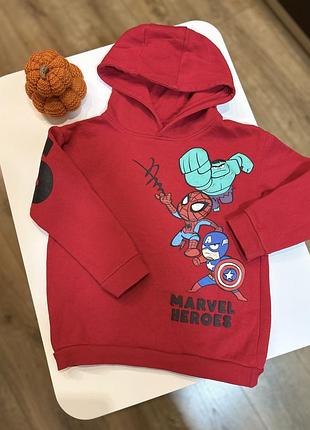Худі на флісі на 3-4 р від marvel george