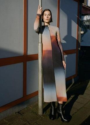 Сукня міді від zara