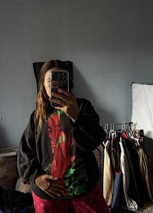Худі divided billie eilish чорне