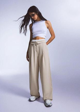 Брюки широкі bershka