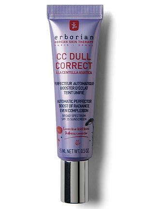Коригувальний крем для обличчя erborian cc dull correct spf 25
