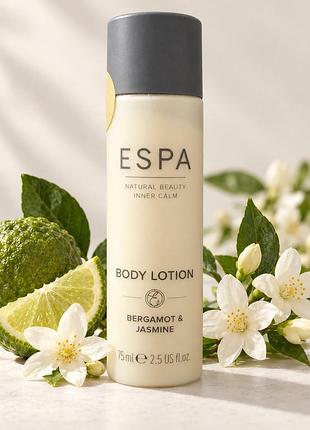 Лосьйон для тіла espa bergamot & jasmine, 75 мл