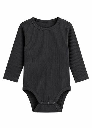 Дитяче боді для новонароджених h&m 62 см чорний (260107012)