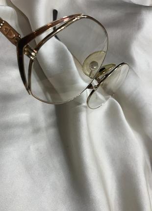 💎🕶 вінтажна оправа для окулярів christian dior / золотиста оправа dior cd vintage eyeglass frame ✨🌟