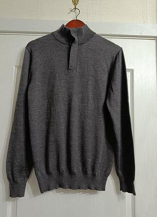 Мужской джемпер charles tyrwhitt 100% extra fine merino wool (made in italy)