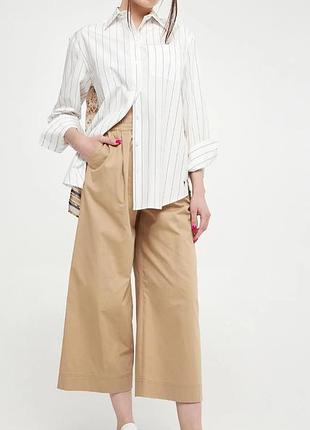 Шикарная женская рубашка corolla weekend max mara белого цвета, оверсайз.