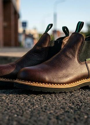 Чоловічі шкіряні черевики челсі georgia boot giant romeo waterproof (розмір 46) — оригінал