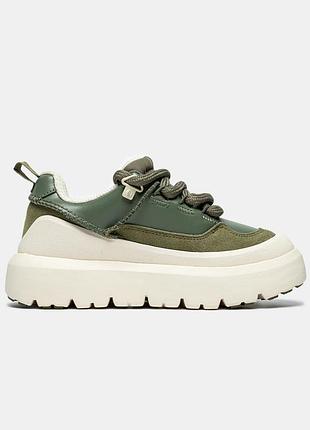 Кроссовки угги угги ugg heritage utility sneaker moss green 5