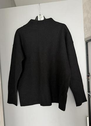 Светр жіночий massimo dutti чорний вовна s