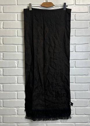 Шарф в лео принт кашемир roberto cavalli