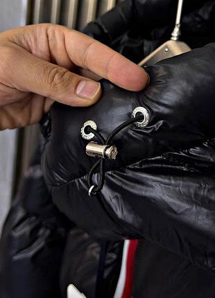 Чоловіча зимова куртка moncler (чорна), нові розміри m(2), xxl(5)