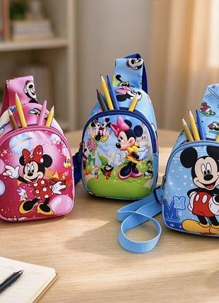 Рюкзак дитячий disney mickey mouse та minnie mouse маленький