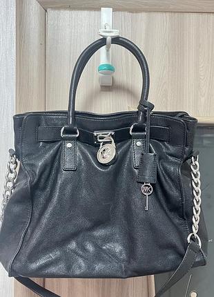 Сумка-шопер жіноча michael kors hamilton