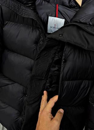 Зимова куртка moncler чорна, розмір m