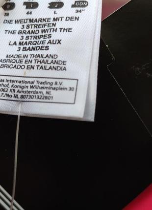 Спортивний Купальник роздільний adidas трикутники червоний з білим кантом3 фото