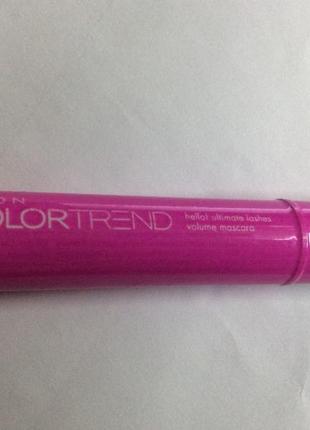 Туш для вій color trend (привіт об'ємні вії) від avon