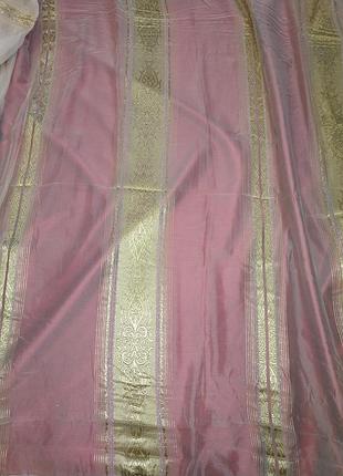 Занавеска золотая 3 метра